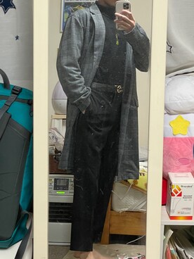 「GGD（ジージーディー）のアイテム（ジャケット/アウター）」を使った、Kazuya  さん（メンズ・167cm）の冬コーディネート
