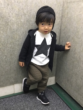 HIKARI☆さん（キッズ・90cm）の秋コーディネート