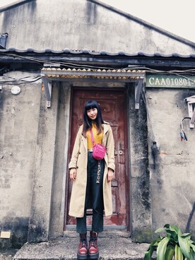 「Carhartt（カーハート）のアイテム（その他）」を使った、リリさん（レディース・172cm）の春コーディネート