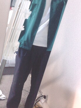 「WOmB（ウーム）のアイテム（パンツ）」を使った、[...]さん（メンズ・168cm）の秋コーディネート