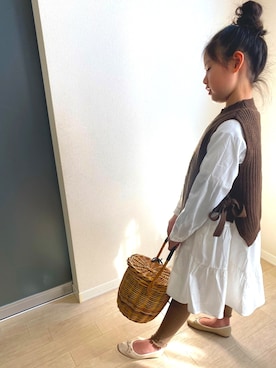 N...◡̈❤︎さん（キッズ・120cm）の春コーディネート