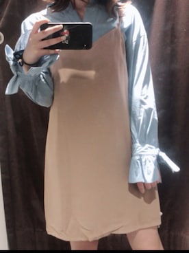 「MIXXO（ミッソ）のアイテム（ワンピース/ドレス）」を使った、lynnさん（レディース・160cm）の秋コーディネート