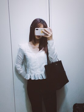 「business casual」｜「アイテム（トップス）」を使った、lynnさん（レディース・160cm）の夏コーディネート