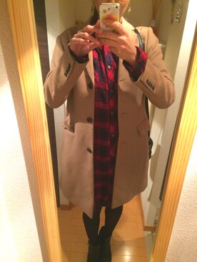 「MINIMUM（ミニマム）のアイテム（バッグ）」を使った、Red Bullさん（レディース・168cm）の冬コーディネート