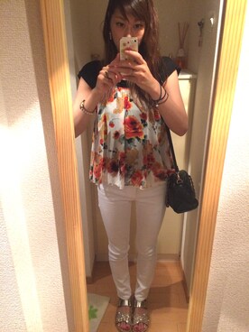 「MINIMUM（ミニマム）のアイテム（バッグ）」を使った、Red Bullさん（レディース・168cm）の夏コーディネート