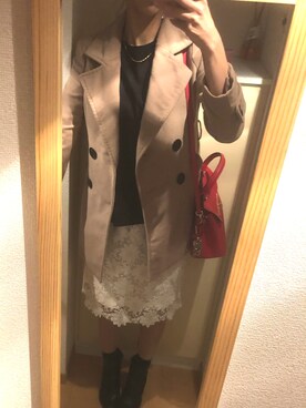 「Sariah（サリア）のアイテム」を使った、Red Bullさん（レディース・168cm）の冬コーディネート