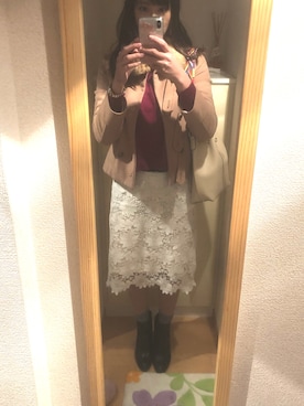 「暖かい日の冬コーデ」｜Red Bullさん（レディース・168cm）の冬コーディネート