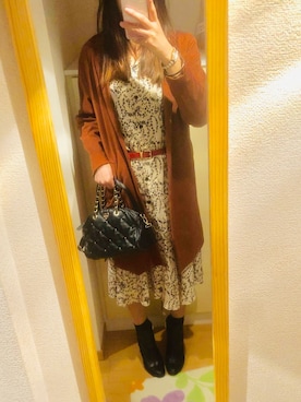 「antic rag（アンティックラグ）のアイテム」を使った、Red Bullさん（レディース・168cm）の春コーディネート
