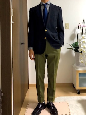 「アイテム（ソックス/靴下）」を使った、myon61さん（メンズ・177cm）の春コーディネート