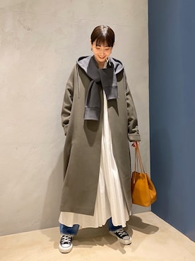 「Scye（サイ）のアイテム」を使った、kyokoさん（レディース・165cm）の冬コーディネート