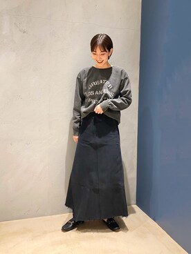 「QBISM（キュビズム）のアイテム」を使った、kyokoさん（レディース・165cm）の春コーディネート