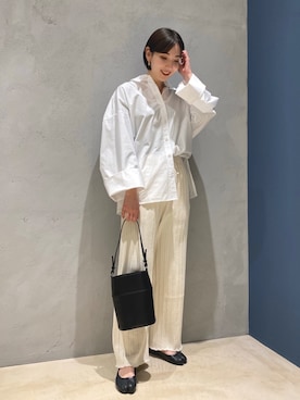 「R JUBILEE（アールジュビリー）のアイテム」を使った、kyokoさん（レディース・165cm）の春コーディネート