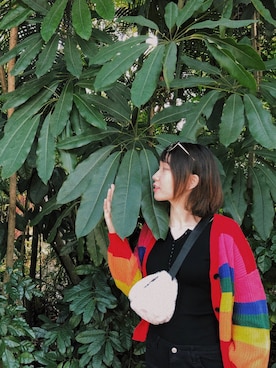 「PULL&BEAR（プルアンドベア）のアイテム（バッグ）」を使った、啊呸呸さん（レディース・172cm）の冬コーディネート