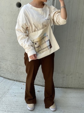 「DOLCE&GABBANA（ドルチェアンドガッバーナ）のアイテム（アナログ腕時計）」を使った、こち。さん（レディース・149cm）の春コーディネート