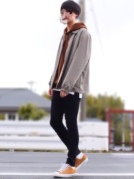 アスカさん(メンズ・180cm)の冬コーディネート