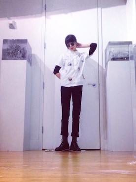 「黒パンツ」｜Q.i きゅーあいさん（レディース・165cm）の秋コーディネート