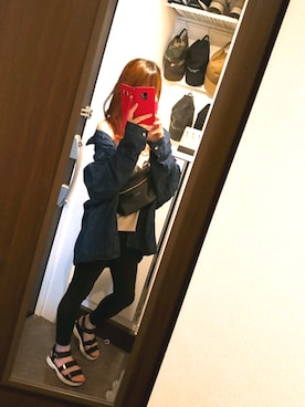 「tree cafe（ツリーカフェ）のアイテム（デニムジャケット）」を使った、HINMIさん（レディース・160cm）の夏コーディネート