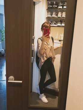 「SpRay（スプレイ）のアイテム（アンサンブル）」を使った、HINMIさん（レディース・160cm）の秋コーディネート