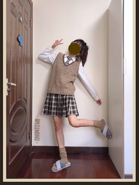 「JK」｜「アイテム（その他）」を使った、aluさん（レディース・162cm）の冬コーディネート