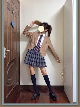 「JK」｜「アイテム（その他）」を使った、aluさん（レディース・162cm）の冬コーディネート