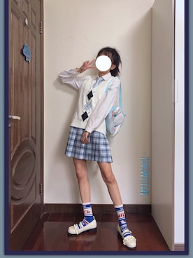 「JK」｜「アイテム（その他）」を使った、aluさん（レディース・162cm）の春コーディネート