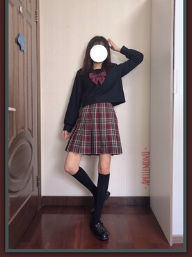 「JK」｜「アイテム（その他）」を使った、aluさん（レディース・162cm）の春コーディネート