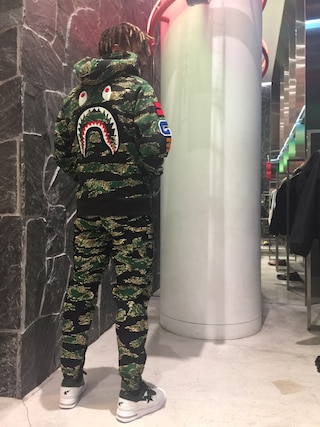 アベイシングエイプ カモフラージュ柄ロンパース 80cm A BATHING APE カモフラージュロンパース 80 - メルカリ