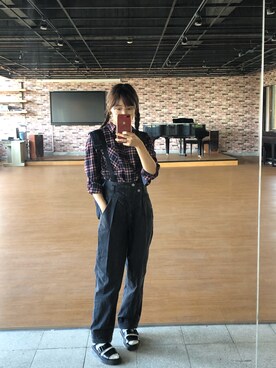 「ESPRIT（エスプリ）のアイテム」を使った、Chi-ting Yuさん（レディース・161cm）の秋コーディネート