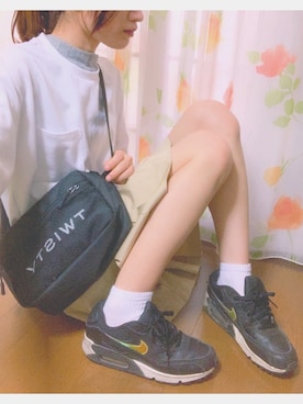 「ハイネックトップス」｜やまもとさん（レディース・165cm）の夏コーディネート