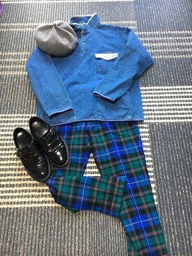 「AND TEMA（アンドテマ）のアイテム」を使った、moranmanさん（メンズ・168cm）の冬コーディネート