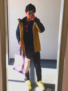 「Polo Ralph Lauren」｜「アイテム（マウンテンパーカー）」を使った、naoki.さん（メンズ・169cm）の秋コーディネート