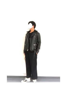 「アイラブCONVERSE」｜naoki.さん（メンズ・169cm）の秋コーディネート