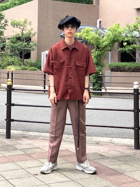 小泉雅弘さん(メンズ・173cm)の冬コーディネート