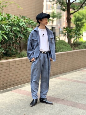 小泉雅弘さん（メンズ・173cm）の春コーディネート