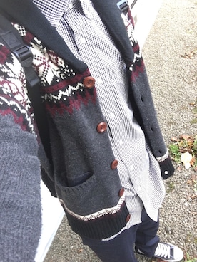 みくぽんさん（メンズ・177cm）の秋コーディネート