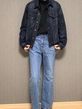 「Right-on（ライトオン）のアイテム（デニムジャケット）」を使った、みくぽんさん（メンズ・177cm）の春コーディネート