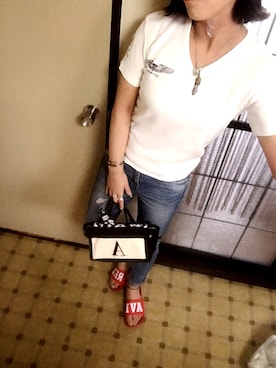 AKI 𖤓さん(レディース・163cm)の夏コーディネート