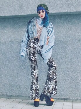 「UNIF」｜「アイテム（ジャケット/アウター）」を使った、WEDNESDAYさん（レディース・163cm）の冬コーディネート