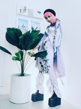 「Jaded London（ジェイデッドロンドン）のアイテム（ジャケット/アウター）」を使った、WEDNESDAYさん（レディース・163cm）の夏コーディネート