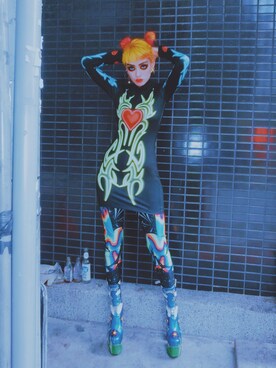 「long clothing（ロングクロージング）のアイテム」を使った、WEDNESDAYさん（レディース・163cm）の夏コーディネート