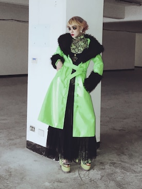 「Jaded London（ジェイデッドロンドン）のアイテム（ジャケット/アウター）」を使った、WEDNESDAYさん（レディース・163cm）の冬コーディネート