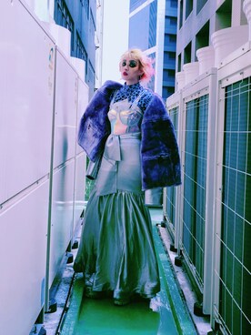 「asos（エイソス）のアイテム」を使った、WEDNESDAYさん（レディース・163cm）の冬コーディネート