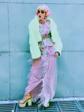 「asos（エイソス）のアイテム」を使った、WEDNESDAYさん（レディース・163cm）の冬コーディネート