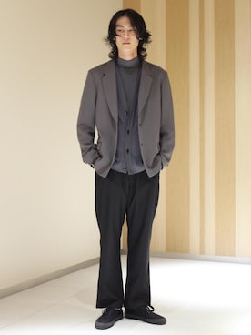 野口 順平さん(メンズ・187cm)の秋コーディネート