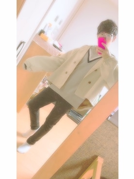「ZIP FIVE（ジップファイブ）のアイテム（トレンチコート）」を使った、haru  さん（メンズ・172cm）の冬コーディネート