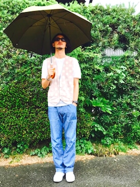 「URBAN RESEARCH（アーバンリサーチ）のアイテム（フォーマルスーツ/小物）」を使った、平さん（メンズ・175cm）の夏コーディネート