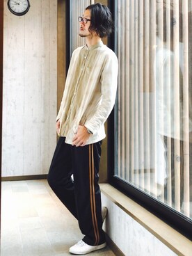 「AG（エージー）のアイテム（アクセサリー）」を使った、平さん（メンズ・175cm）の秋コーディネート