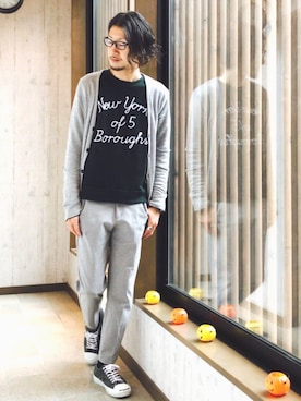 平さん（メンズ・175cm）の秋コーディネート