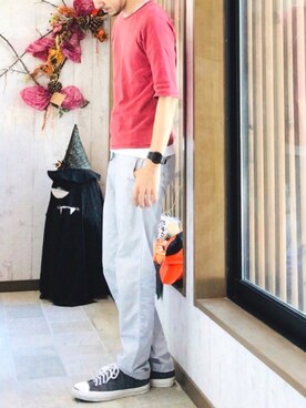 平さん（メンズ・175cm）の秋コーディネート