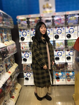 「Samansa Mos2（サマンサ モスモス）のアイテム（ダッフルコート）」を使った、nothopechenさん（レディース・156cm）の冬コーディネート